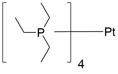 Tetrakis(triethylphosphine)platinum structure diagram