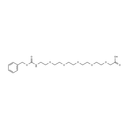 3-Oxo-1-phenyl-2,7,10,13,16,19-hexaoxa-4-azahenicosan-21-oic acid structure diagram