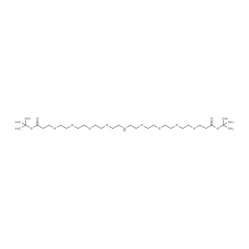 NH-bis(peg4-t-butyl ester) structure diagram