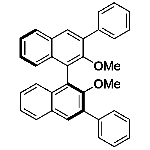 (S)-2,2'-Dimethoxy-3,3'-diphenyl-1,1'-binaphthalene structure diagram