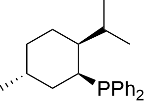 ((1S,2S,5R)-2-Isopropyl-5-methylcyclohexyl)diphenylphosphine structure diagram