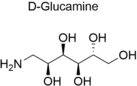 (2R,3R,4R,5S)-6-aminohexane-1,2,3,4,5-pentaol structure diagram