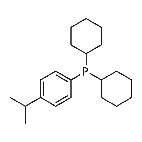 Dicyclohexyl(4-isopropylphenyl)phosphine structure diagram