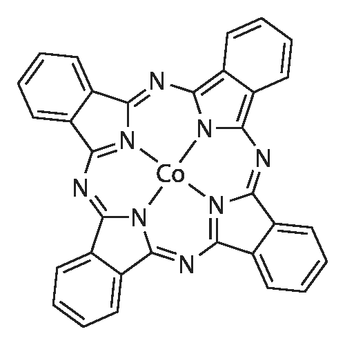 29H,31H-Phthalocyanine, cobalt complex structure diagram