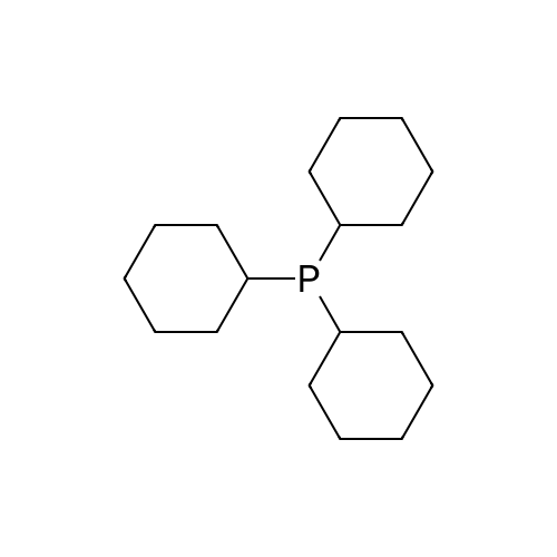 Tricyclohexylphosphine structure diagram