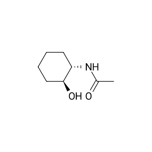 N-((1S,2S)-2-Hydroxycyclohexyl)acetamide structure diagram