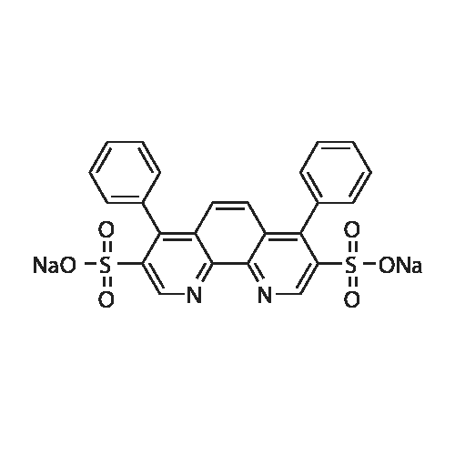 Sodium 4,7-diphenyl-1,10-phenanthroline-3,8-disulfonate structure diagram