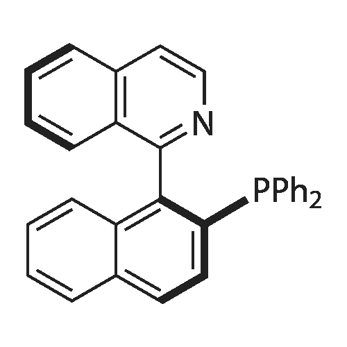 (S)-1-(2-(Diphenylphosphino)naphthalen-1-yl)isoquinoline structure diagram