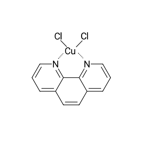 Dichloro(1,10-phenanthroline)copper structure diagram