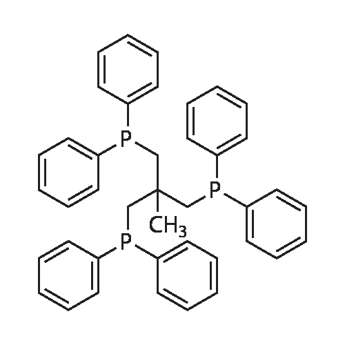 (2-((Diphenylphosphino)methyl)-2-methylpropane-1,3-diyl)bis(diphenylphosphine) structure diagram