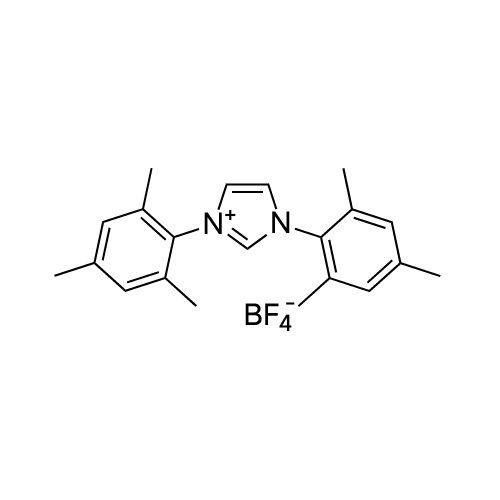 1,3-Dimesityl-1H-imidazol-3-ium tetrafluoroborate structure diagram