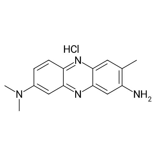 N2,N2,7-Trimethylphenazine-2,8-diamine hydrochloride structure diagram