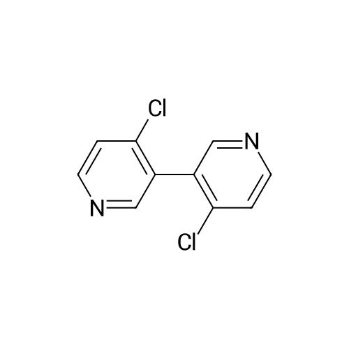 4,4'-Dichloro-3,3'-bipyridine structure diagram