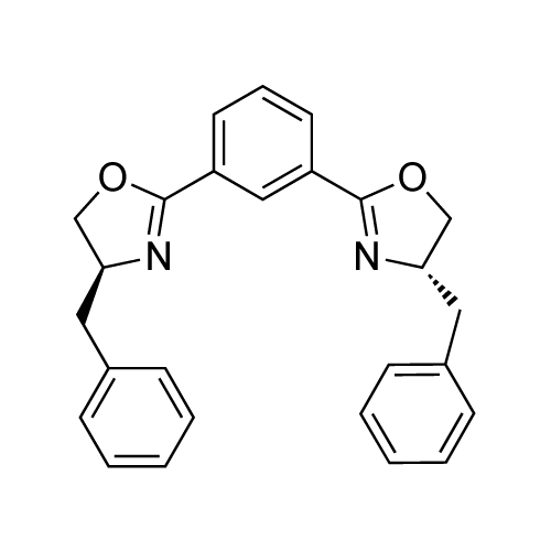 1,3-Bis((S)-4-benzyl-4,5-dihydrooxazol-2-yl)benzene structure diagram