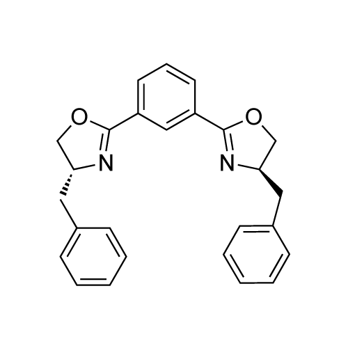 1,3-Bis((R)-4-benzyl-4,5-dihydrooxazol-2-yl)benzene structure diagram
