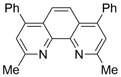 2,9-Dimethyl-4,7-diphenyl-1,10-phenanthroline structure diagram