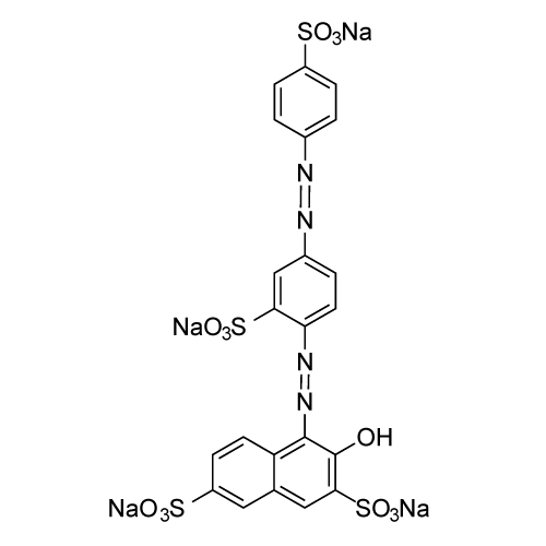Ponceau S, BS structure diagram