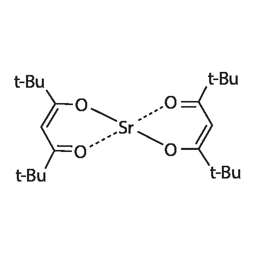 strontium (Z)-2,2,6,6-tetramethyl-5-oxohept-3-en-3-olate structure diagram