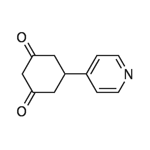 5-Pyridin-4-ylcyclohexane-1,3-dione structure diagram
