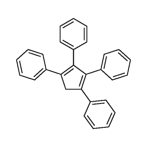 1,2,3,4-Tetraphenyl-1,3-cyclopentadiene structure diagram