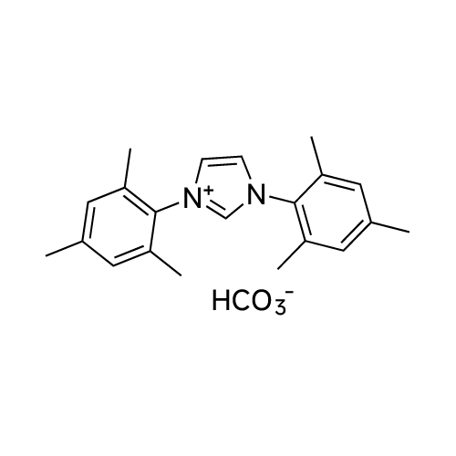 1,3-Dimesityl-1H-imidazol-3-ium hydrogen carbonate structure diagram