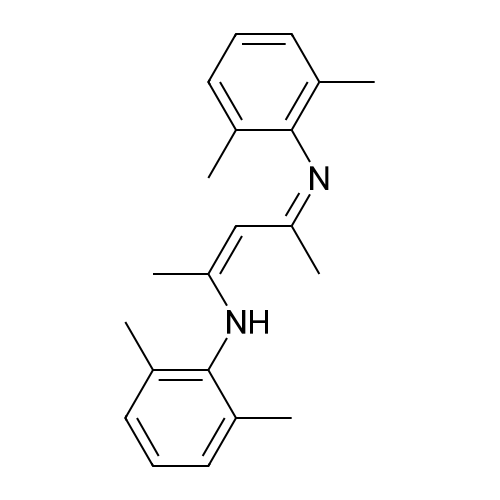 N-(4-((2,6-Dimethylphenyl)amino)pent-3-en-2-ylidene)-2,6-dimethylaniline structure diagram