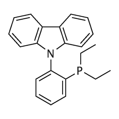 9-(2-(Diethylphosphaneyl)phenyl)-9H-carbazole structure diagram