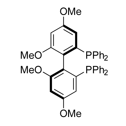 (R)-2,2'-Bis(diphenylphosphino)-4,4',6,6'-tetramethoxy)-1,1'-biphenyl structure diagram