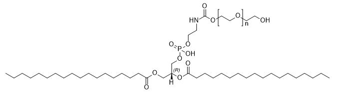 DSPE-PEG-OH, MW 5,000 structure diagram