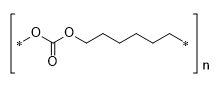 Hexanediol polycarbonate structure diagram