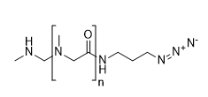 Azide-Polysarcosine150 structure diagram