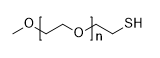 m-PEG-thiol Mw5000 structure diagram