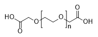 HOOC-PEG-COOH,MW 500 structure diagram