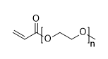 m-PEG-Acrylate, MW 10,000 structure diagram