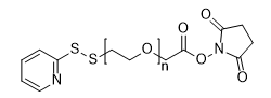 OPSS-PEG-NHS, MW 10,000 structure diagram