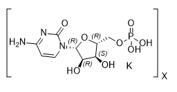 Polycytidylic acid potassium salt structure diagram