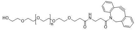 DBCO-PEG-OH, MW 2,000 structure diagram