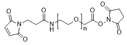 Mal-PEG-SCM, MW 1,000 structure diagram