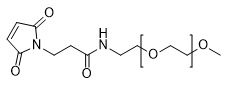 m-PEG-Mal, MW 40,000 structure diagram