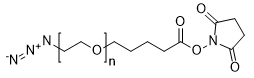 N3-PEG-SVA (MW 5000) structure diagram