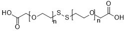 HOOC-PEG(1.7k)-SS-PEG(1.7k)-COOH structure diagram