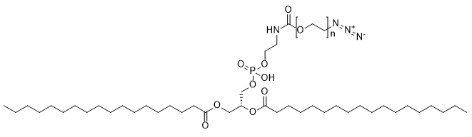DSPE-PEG-Azide, MW 3,400 structure diagram