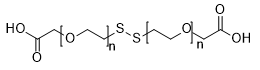 HOOC-PEG(1k)-SS-PEG(1k)-COOH structure diagram