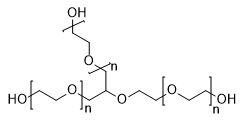 3-ArmPEG-OH MW 1350(each 450) structure diagram