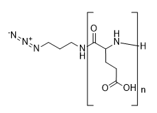 Azide-pGlu, MW 2,500 structure diagram