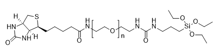 Biotin-PEG-silane, MW 1,000 structure diagram
