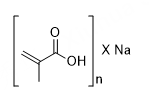 Sodium polymethacrylate,Mw 4000-6000 structure diagram