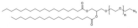 DSG-PEG-azide, MW 2,000 structure diagram