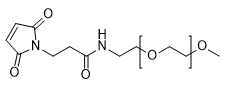 m-PEG-Mal (MW 5000) structure diagram