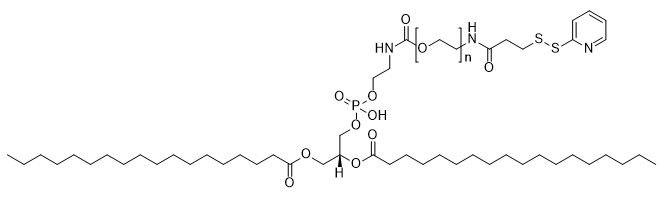 DSPE-PEG-SPDP, MW 1,000 structure diagram